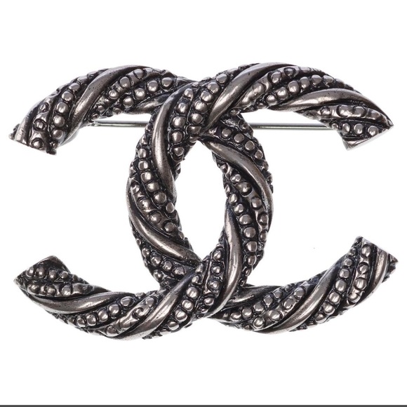 CHANEL Jewelry - Brand new CHANEL Silver CC Brooch